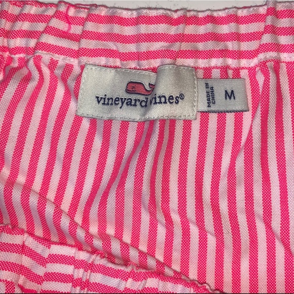 Vineyard Vines striped pink Off the shoulder top - Picture 7 of 8